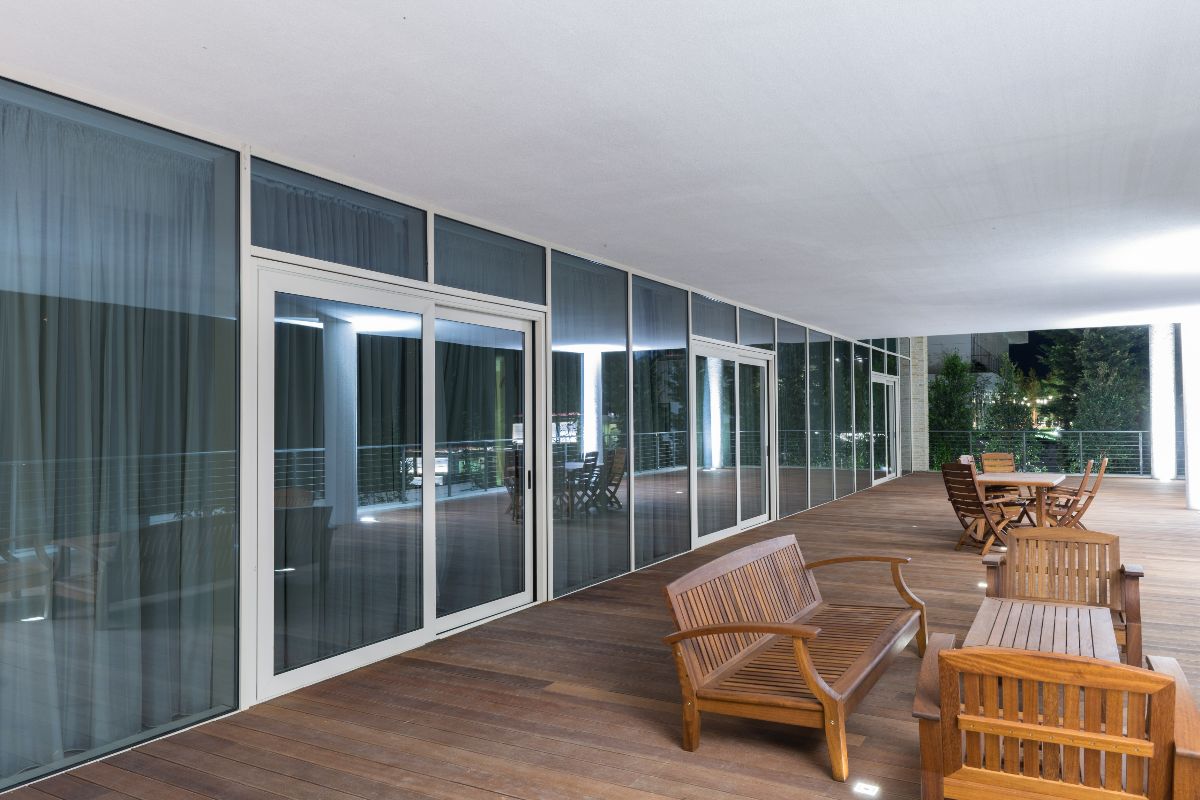 durable and low maintenance sliding doors in a row