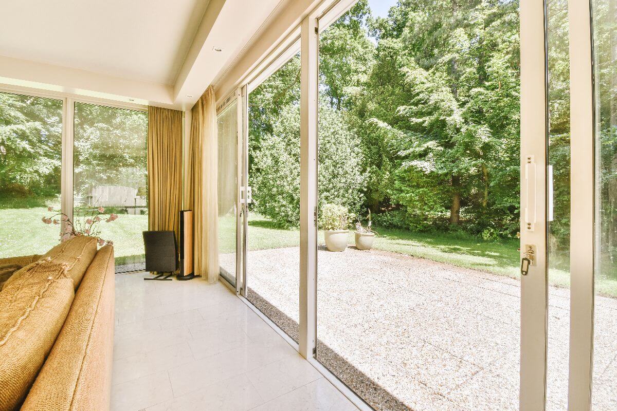 white high quality sliding doors supporting structural integrity