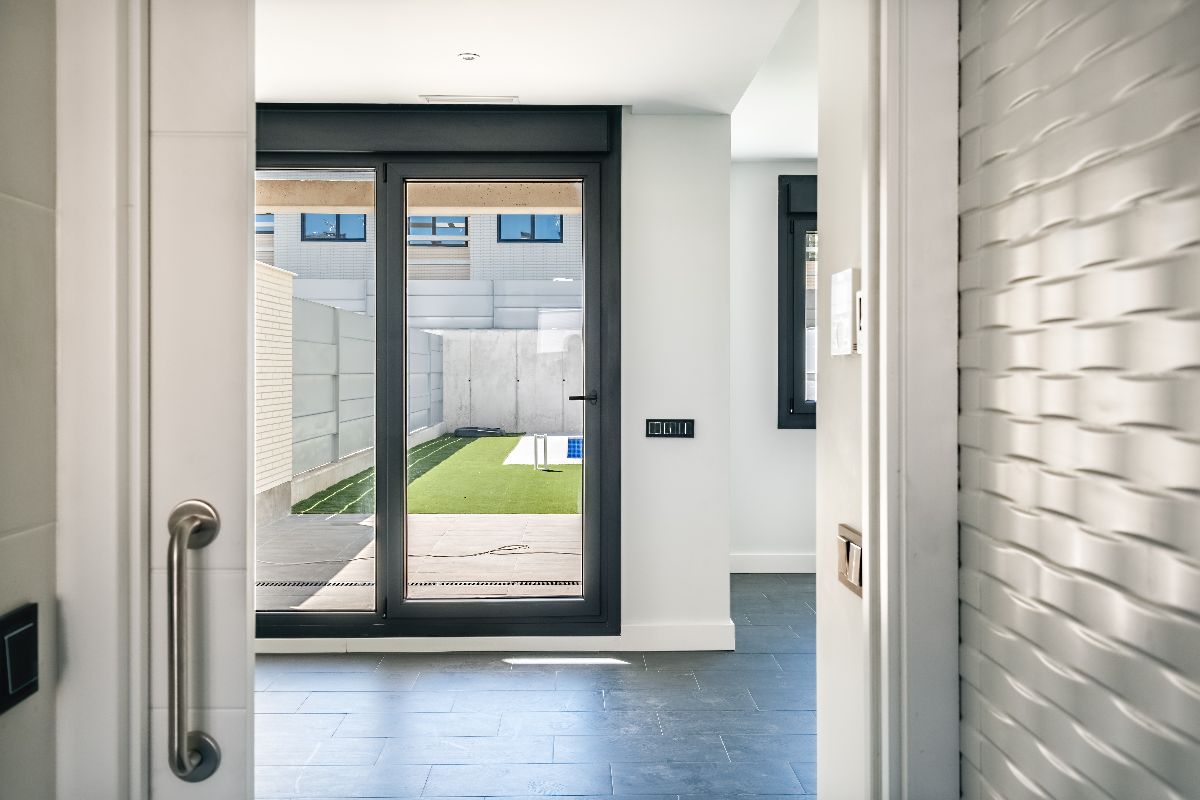 modern aluminum sliding door